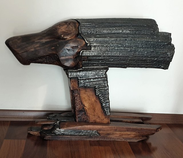 Ramazan TİLKİ — Heykel / obje, 58 × 18 × 75 cm, 2017
