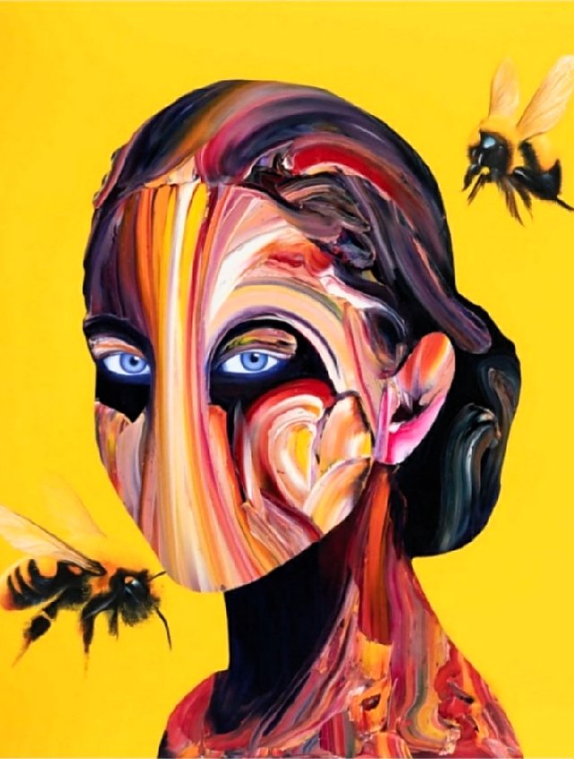 Şahin DEMİR — Tuval üzeri yağlı boya, 120 × 100 cm
