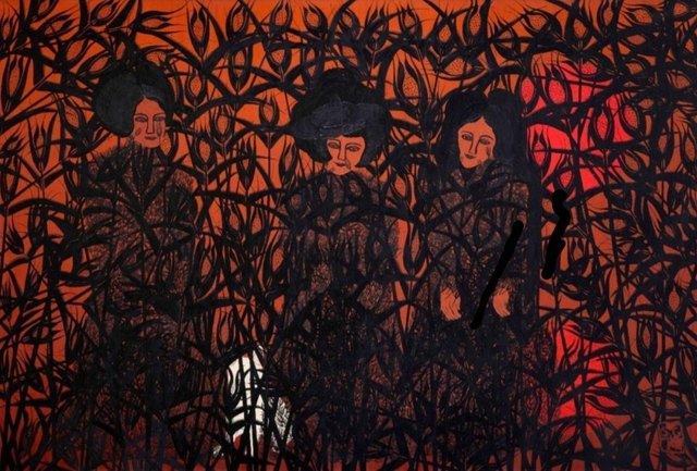 Selma GÜRBÜZ — Tuval üzeri yağlı boya, 155 × 230 cm, 2011