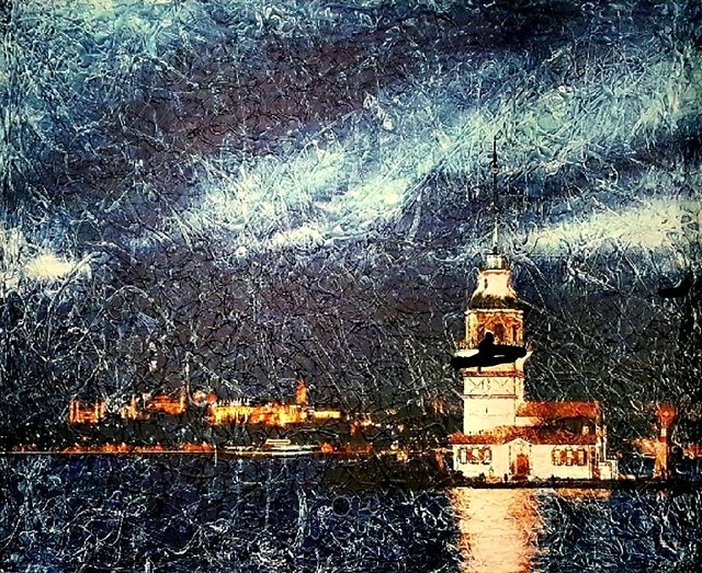 Serdar OKAN — Tuval üzeri yağlı boya, 120 × 160 cm
