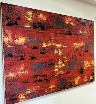 Sevgi ATAY — Tuval üzeri yağlı boya, 100 × 130 cm, 