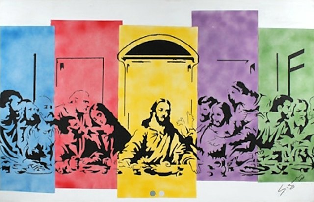 Sinan GÖNCÜ — Tuval üzeri akrilik, 90 × 142 cm, 