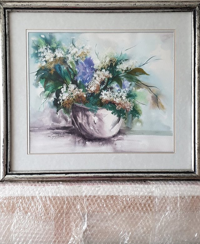 Zeynep TÜRKMEN — Kâğıt üzerine karışık teknik, 32 × 38 cm